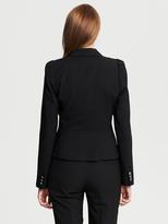 Thumbnail for your product : Banana Republic Black Lightweight Wool Puff-Sleeve Blazer