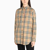 Thumbnail for your product : Burberry Woman's tartan Check motif over shirt