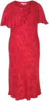 Thumbnail for your product : Chesca Satin Back Crepe Jacquard Dress, Ruby