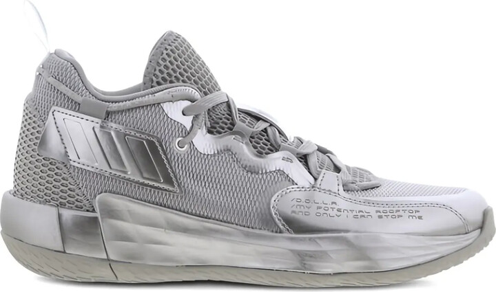 Dame 7 EXTPLY "Grey Two/Silver Metallic/Cloud White" sneakers
