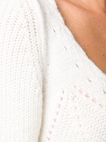 Thumbnail for your product : BROGNANO Crocheted V-Neck Jumper