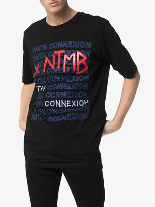 Faith Connexion X NTMB logo cotton T-shirt