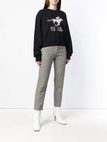 Thumbnail for your product : Off-White 'Run for the Horses' cropped sweater