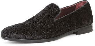 bruno magli velvet loafers