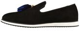 Thumbnail for your product : Giuseppe Zanotti Tasselled Suede Leather Loafers