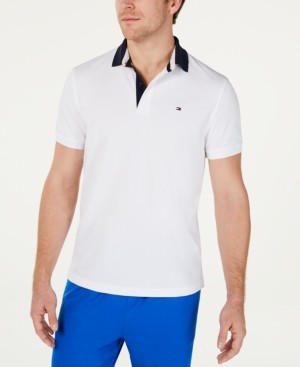 Tommy Hilfiger Men's Moisture Wicking Gibson Custom-Fit Polo Shirt