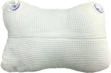 Kole Imports Soft Cloth Bath Pillow with Suction Cups