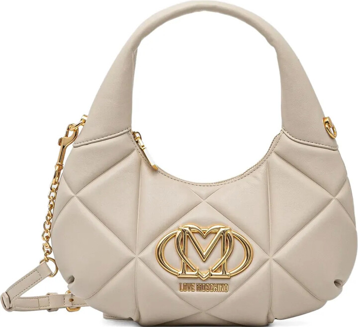 Love Moschino Logo-Plaque Tote Bag
