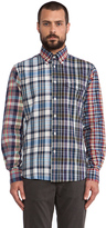 Thumbnail for your product : Hartford Vintage Madras Patchwork Button Down