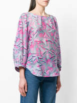 Thumbnail for your product : Marc Cain leaf print blouse