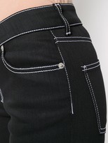 Thumbnail for your product : Alexander McQueen Contrast Stitch Straight-Leg Jeans