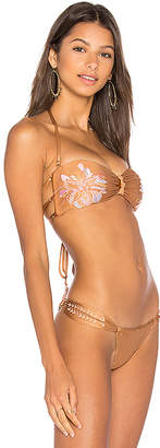 Ale By Alessandra Maldives Embroidered Bandeau Top