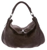 Thumbnail for your product : Jil Sander Iridescent Suede Hobo