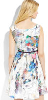 Thumbnail for your product : Kay Unger New York Pleated Floral Print Dress