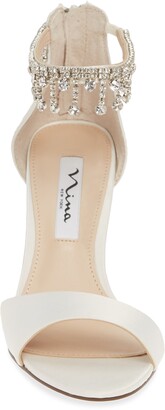 Nina Vera Embellished Ankle Strap Sandal
