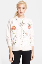 Thumbnail for your product : Ted Baker 'Caithi' Floral Print Bomber Jacket