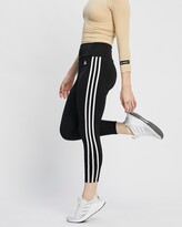 Thumbnail for your product : adidas Women's Black 7/8 Tights - Designed To Move High Rise 3-Stripes 7-8 Sports Tights