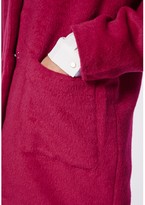 Thumbnail for your product : Missguided Lena Oversize Cocoon Coat Wine