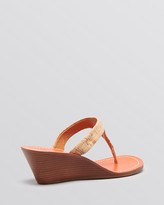 Thumbnail for your product : Tory Burch Thong Wedge Sandals - Cameron
