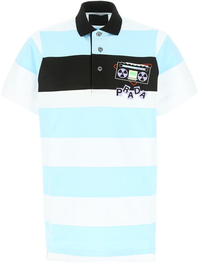 white prada polo