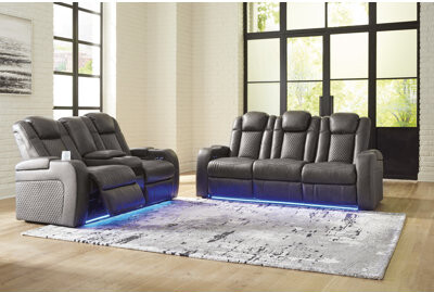 Orren Ellis Fyne-Dyme Power Reclining Sofa and Loveseat
