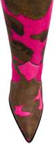 Thumbnail for your product : Casadei cow pattern cowboy boots