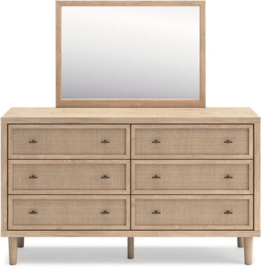 Bay Isle Home Cielden Panel Bed Dresser Mirror and Nightstand