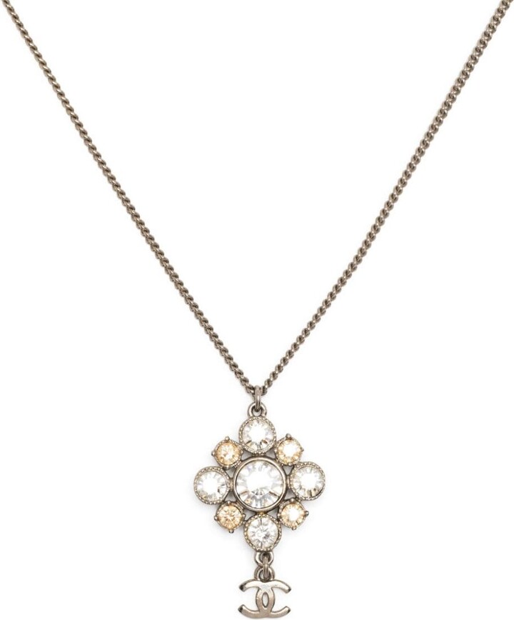 Chanel Pre Owned Embossed Medallions Necklace - ShopStyle