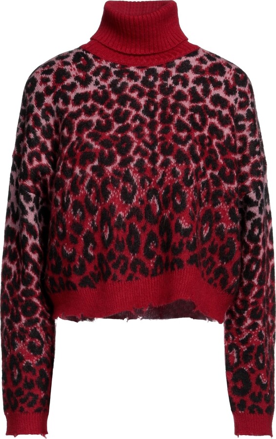 Red Leopard Sweater | ShopStyle