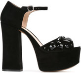 Thumbnail for your product : Marc Jacobs Adriana embellished platform sandals