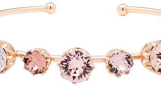 Ted Baker Jewellery Ladies Rose Gold Plated Cheska Crystal Crown Ultrafine Bangle TBJ1331-24-34