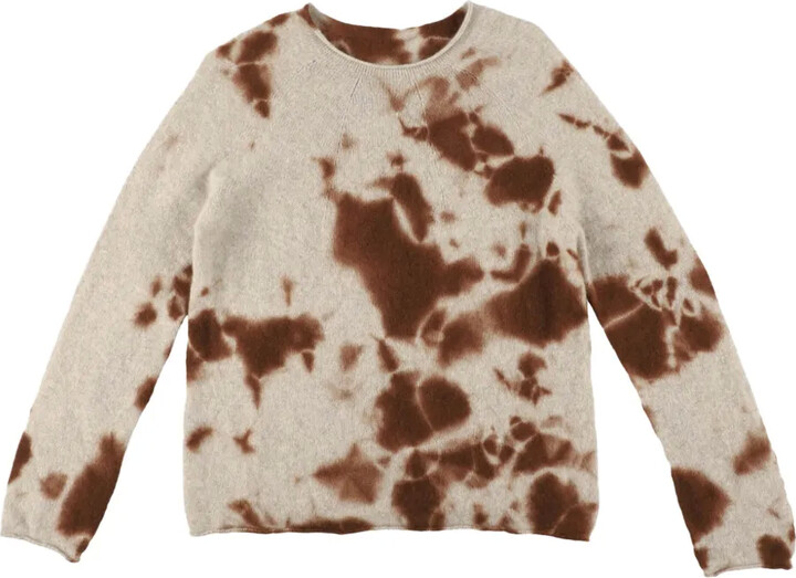 Suzusan Tie-Dye Crew-Neck Sweater