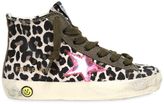 Thumbnail for your product : Golden Goose Deluxe Brand 31853 Francy Leopard Canvas High Top Sneakers