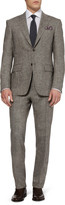Thumbnail for your product : Canali Grey Tapered Wool-Blend Suit Trousers
