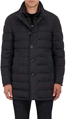 Moncler Men's Wool Down-Quilted Coat