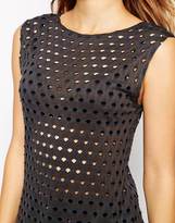 Thumbnail for your product : Twenty Sleeveless Boat Neck Mesh Top