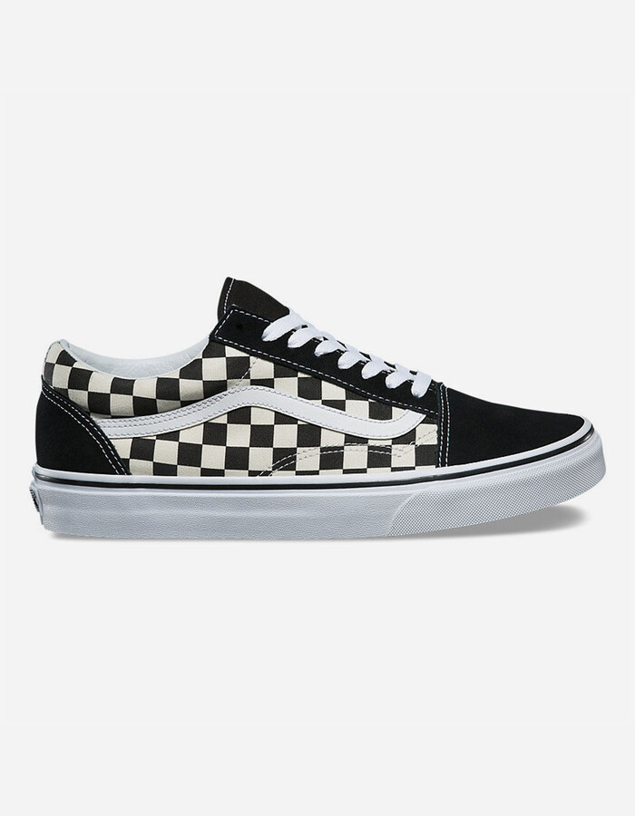 Vans Checkered Old Skool Black & White Shoes - ShopStyle Low Top Sneakers