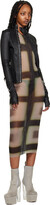 Thumbnail for your product : Rick Owens Black & Taupe Tank Maxi Dress