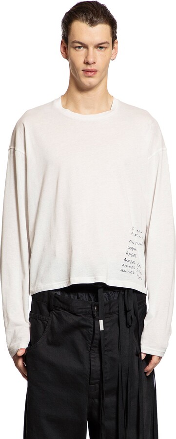 Ann Demeulemeester Emil ''Bike'' Print Long Sleeve T-Shirt