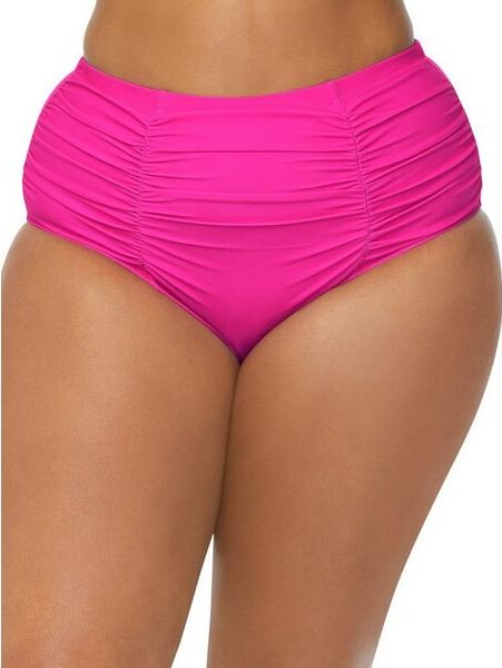 Raisins Women's Costa Swim Bottoms Plus 14W Pink