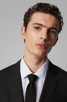 Thumbnail for your product : HUGO BOSS Slim-fit shirt in structured cotton with double cuffs