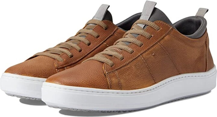 Martin Dingman Women's Cameron Sneakers Brown Leather Lifestyle Shoes HAWK3162