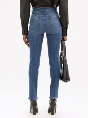 Frame Le Sylvie High-rise Straight-leg Jeans - Denim