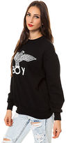 Thumbnail for your product : Boy London The Standard Eagle Sweatshirt in Black