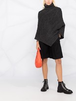 Thumbnail for your product : P.A.R.O.S.H. Cable-Knit Poncho