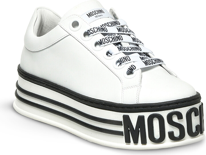 moschino platform sneakers