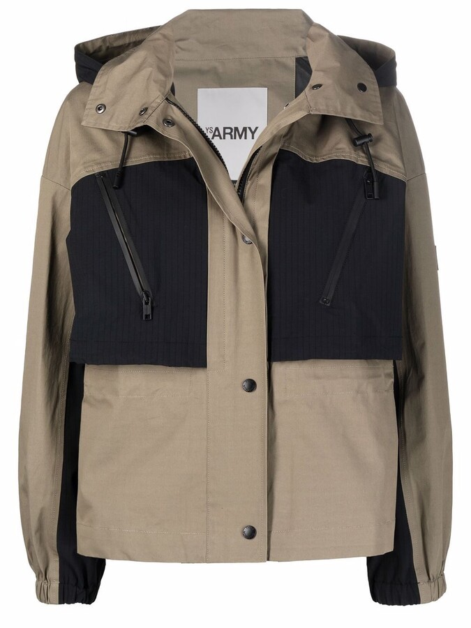 Army By Yves Salomon Hooded Jacket | Shop the world's largest 