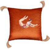 Thumbnail for your product : Trapeze Boy Velvet Cushion Burnt Orange