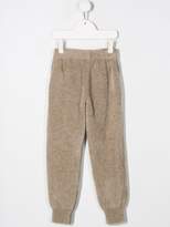 Thumbnail for your product : Brunello Cucinelli Kids textured tracksuit trousers