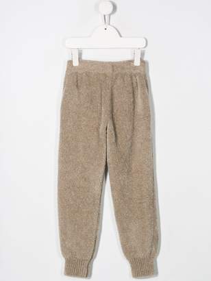 Brunello Cucinelli Kids textured tracksuit trousers
